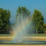 Biltmore House Fountain Rainbow 1